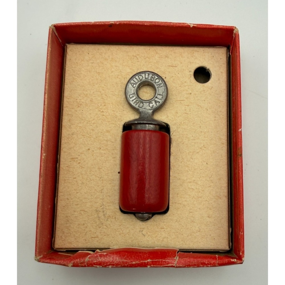 Audubon Bird Call, Red, Resin not included, USA